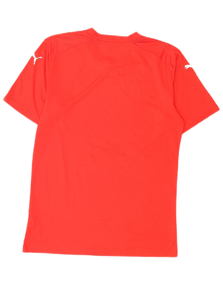 Ανδρικό T-Shirt Puma Top Medium Red Chevron Polyester