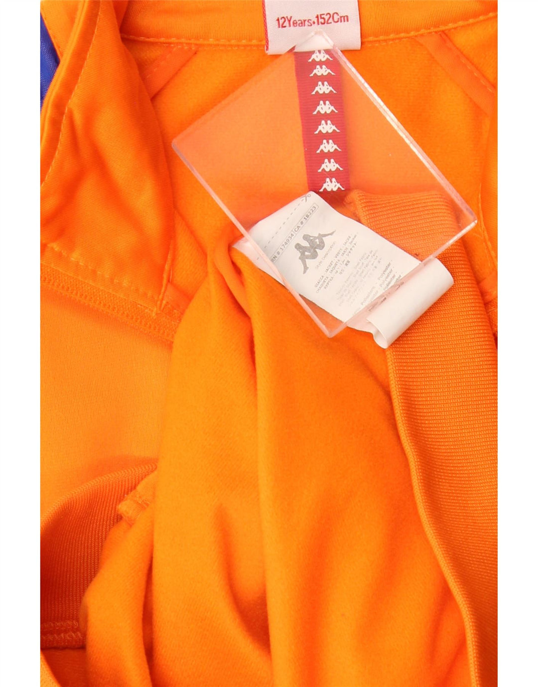 Kappa Boys Graphic αθλητική φόρμα Top Jacket 11-12 Years Orange Colourblock