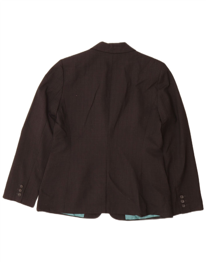 Calvin Klein Γυναικείο σακάκι UK 10 Small Black Check Polyester