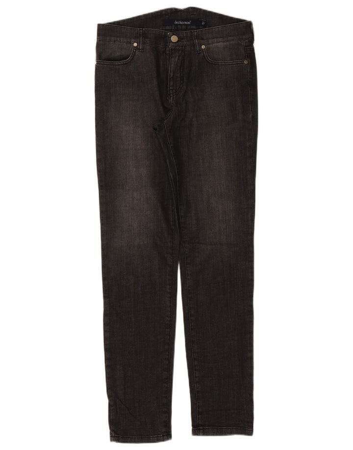 Jeckerson Γυναικείο Slim Jeans W27 L29 Μαύρο βαμβακερό