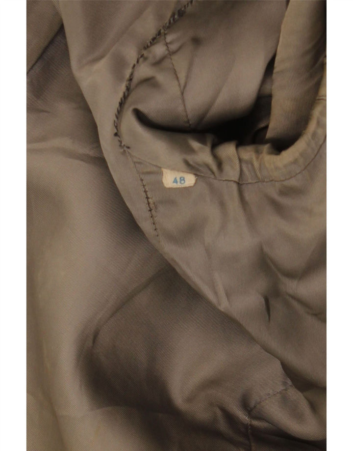 Vintage Ανδρικό Δερμάτινο Μπουφάν IT 48 Medium Khaki