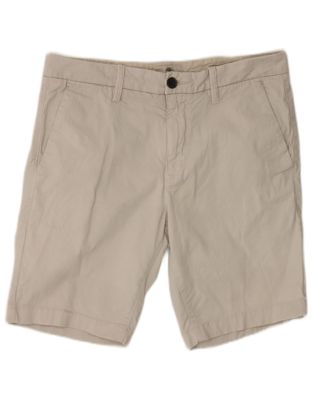 Ανδρικό σορτς Chino Timberland W33 μεγάλο σε ανοιχτό λευκό βαμβακερό κλασικό