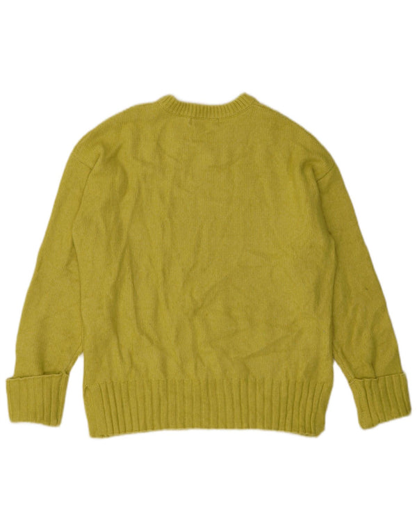 Marks & Spencer Γυναικείο πουλόβερ με λαιμόκοψη UK 14 Medium Yellow