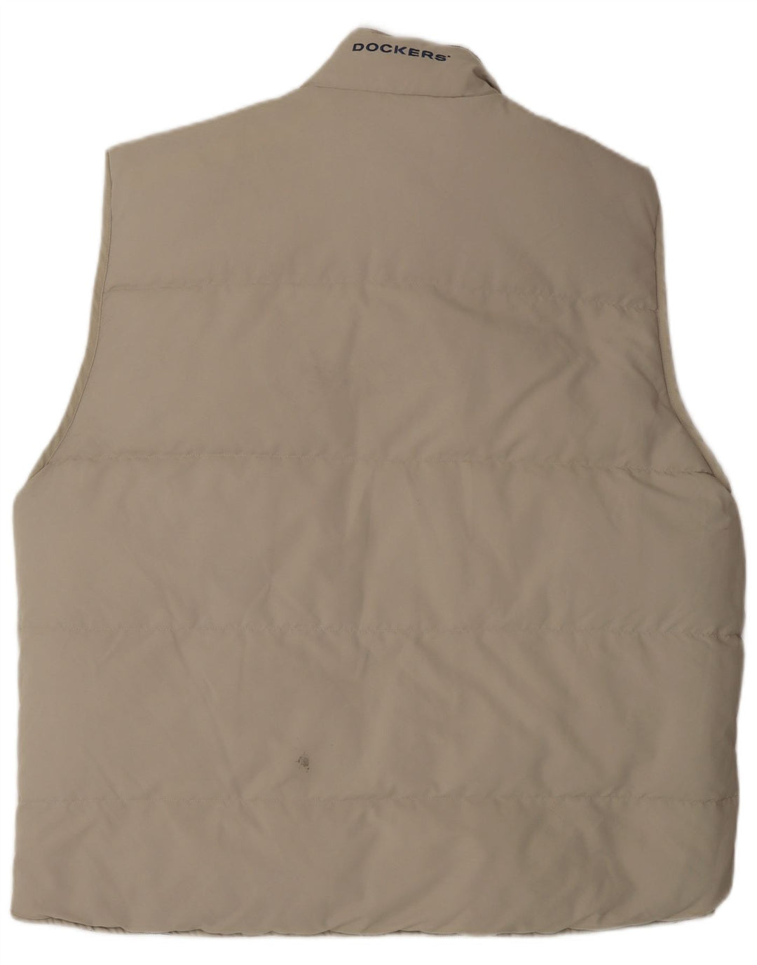 Dockers Mens Reversible Gilet Gilet UK 44 2XL Beige Polyester