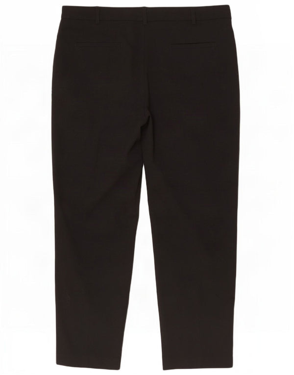Marks & Spencer Γυναικείο ίσιο παντελόνι Chino UK 16 μεγάλο W36 L30 μαύρο