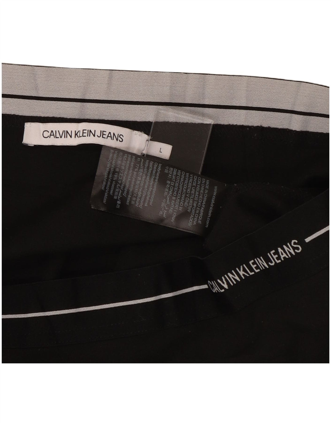 CALVIN KLEIN Γυναικεία Pencil Φούστα Μεγάλη W32 Μαύρη Πολυεστέρας