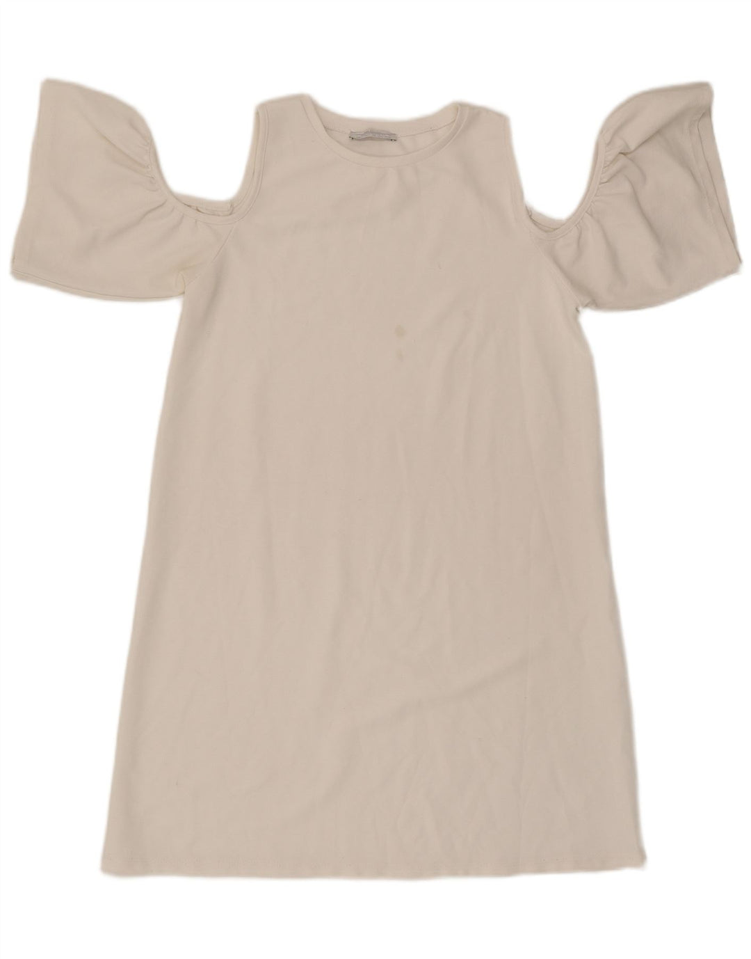 Zara Γυναικείο φόρεμα Off Shoulder UK 10 Small White