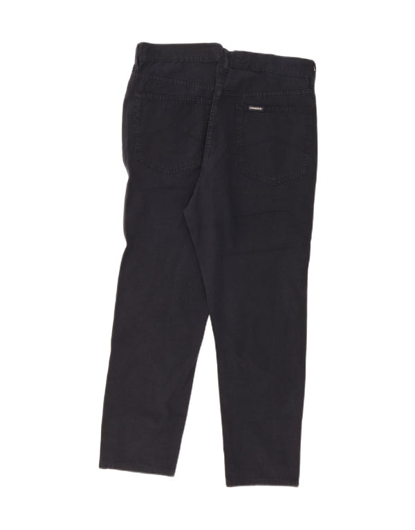 CARRERA Mens Straight Casual Trousers W34 L26 Navy Blue Cotton