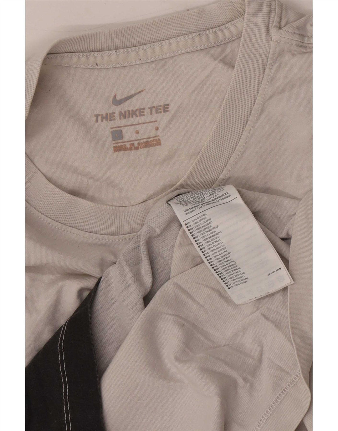 Ανδρικό T-Shirt Nike Top Large Grey Colourblock