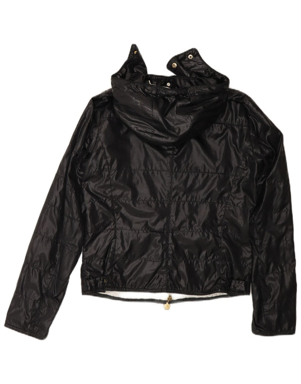 Moncler Γυναικείο Μπουφάν με κουκούλα αντιανεμικό μέγεθος 1 Small μαύρο