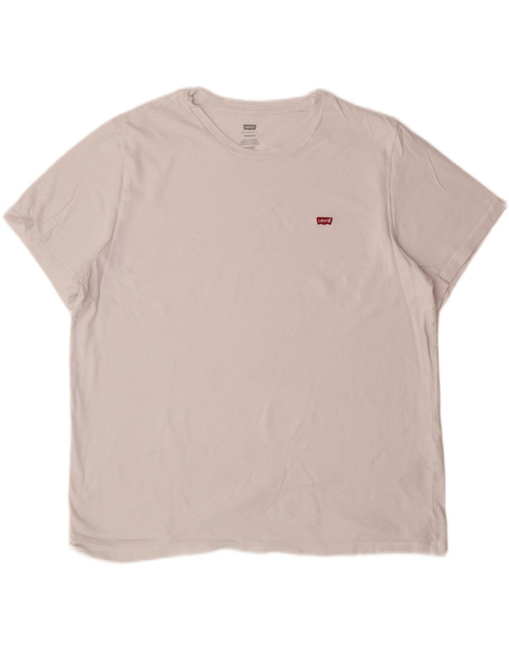 Ανδρικό T-Shirt LEVI'S Standard Fit Top XL Λευκό βαμβακερό
