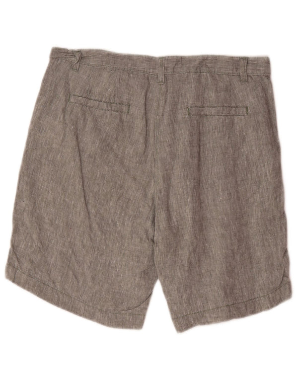 Dack's γυναικείο ψηλόμεσο σορτς Chino EU 44 XL W34 Γκρι λινό