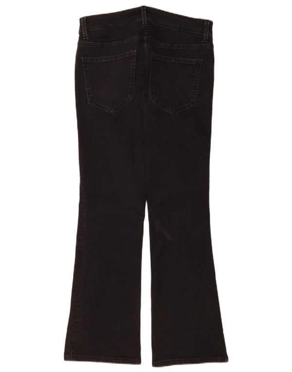 Marks & Spencer Womens The Eva Bootcut Jeans UK 12 Medium W30 L28 Black