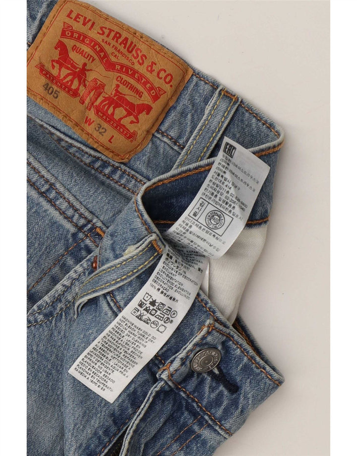 Ανδρικό τζιν σορτς Levi's 405 W32 μεσαίο μπλε βαμβακερό