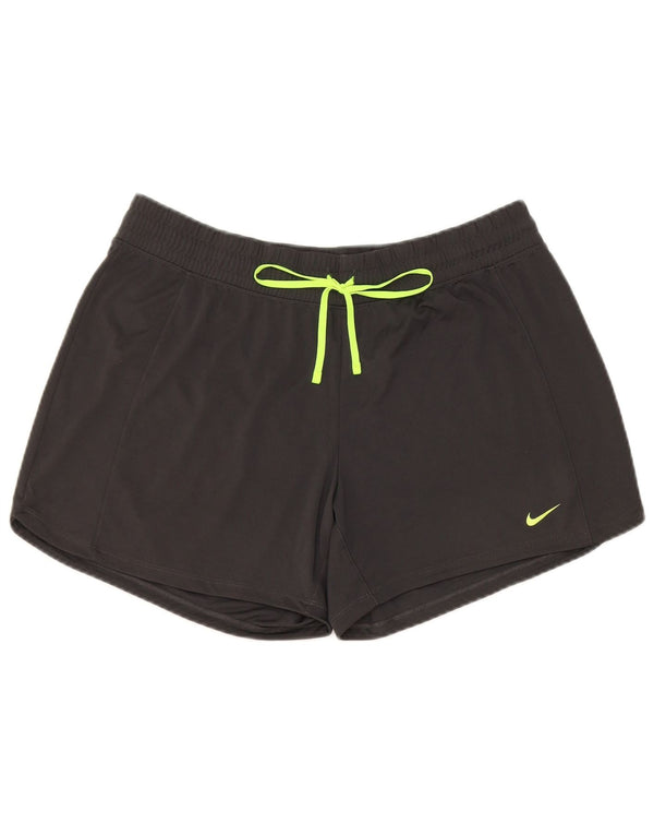 Ανδρικό αθλητικό σορτς Nike μεγάλο γκρι πολυεστέρα