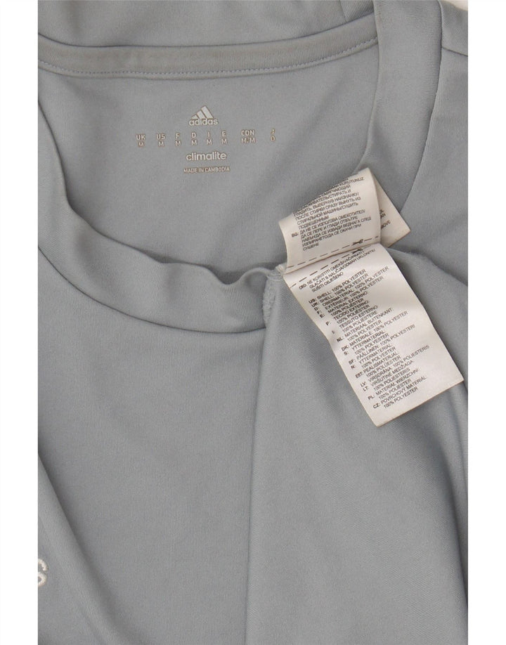 Ανδρικό T-Shirt Climalite ADIDAS Top Medium Grey Polyester