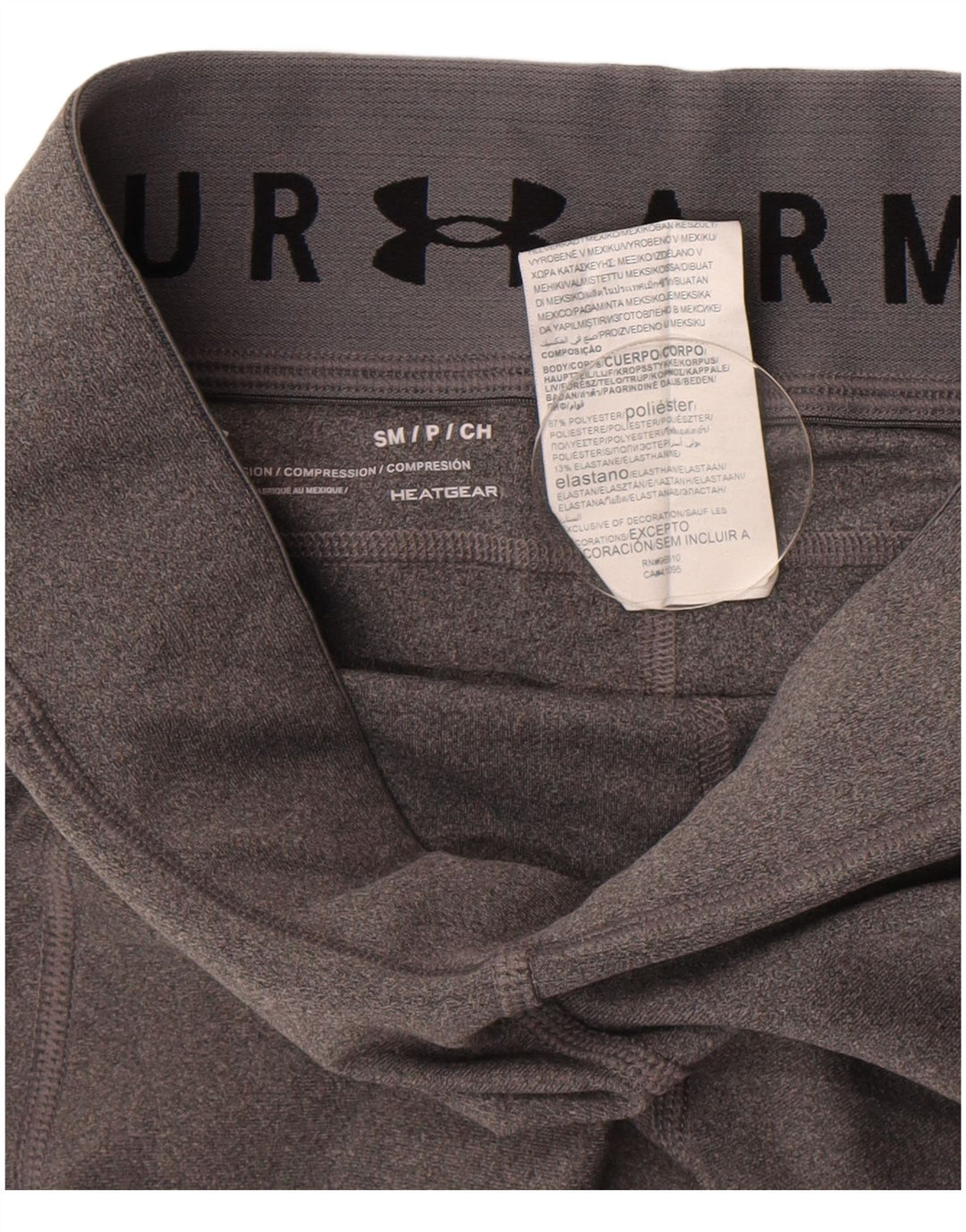 Under Armour Γυναικεία Κάπρι Κολάν UK 10 Small Grey Polyester