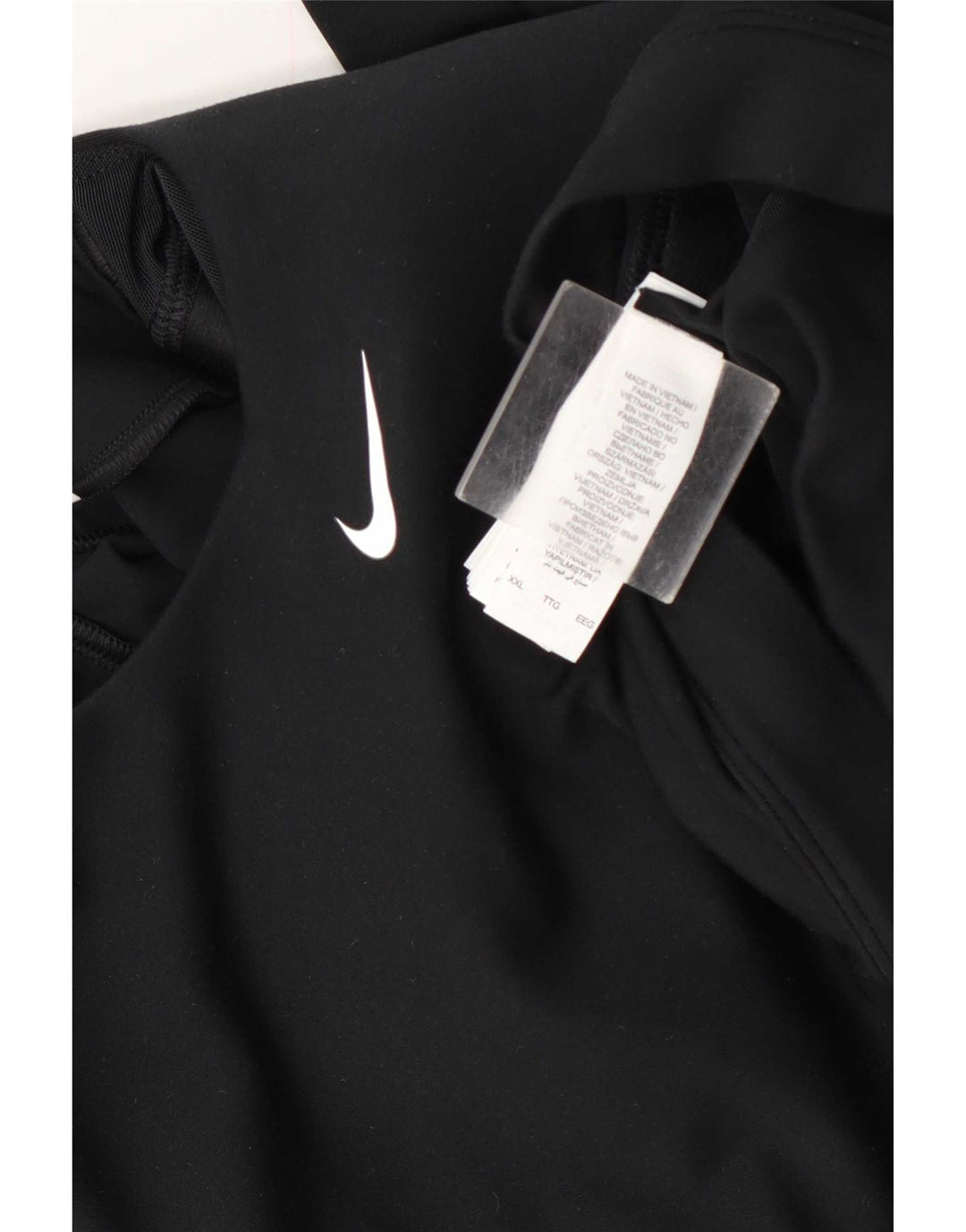 Nike γυναικείο τοπ μακρυμάνικο UK 20 2XL μαύρο πολυεστέρα