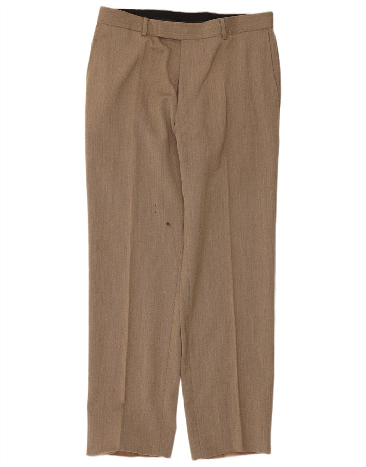 Ανδρικό ίσιο παντελόνι Hugo Boss IT 48 Medium W34 L30 Καφέ