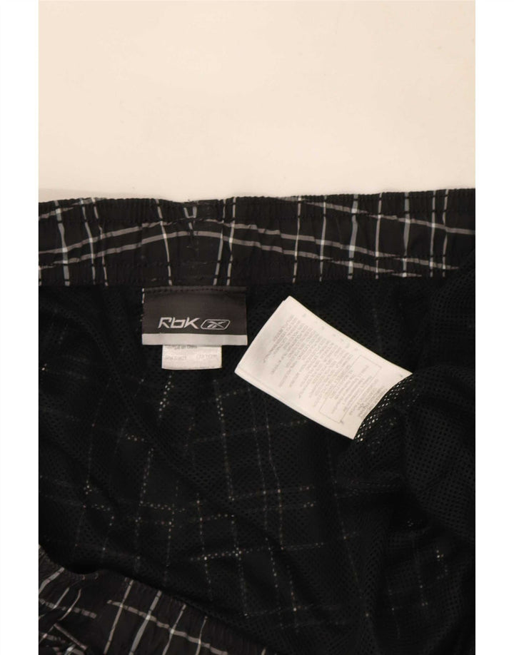 Ανδρικό σορτς κολύμβησης Reebok 2XL μαύρο Check Polyester