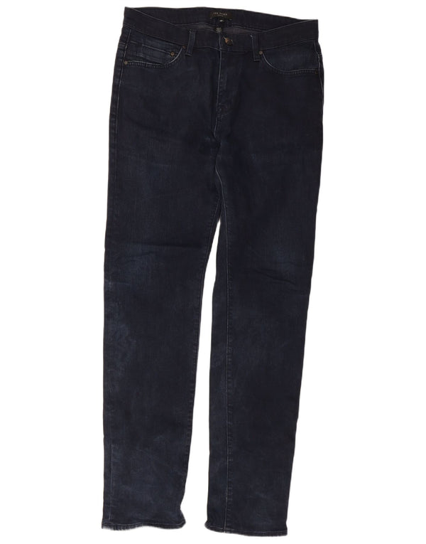 Ted Baker Ανδρικό Slim Jeans W32 L31 Navy Blue Cotton