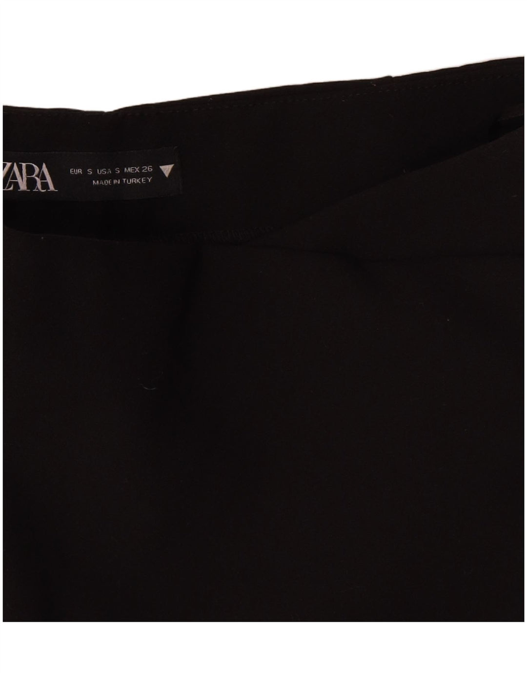 Zara Γυναικείο σορτς Casual Small W26 μαύρο πολυεστέρα