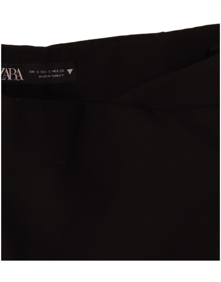 Zara Γυναικείο σορτς Casual Small W26 μαύρο πολυεστέρα