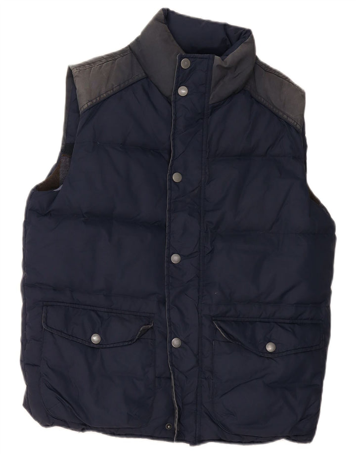 FAT FACE Ανδρική επένδυση Gilet UK 38 Medium Navy Blue Colorblock Nylon