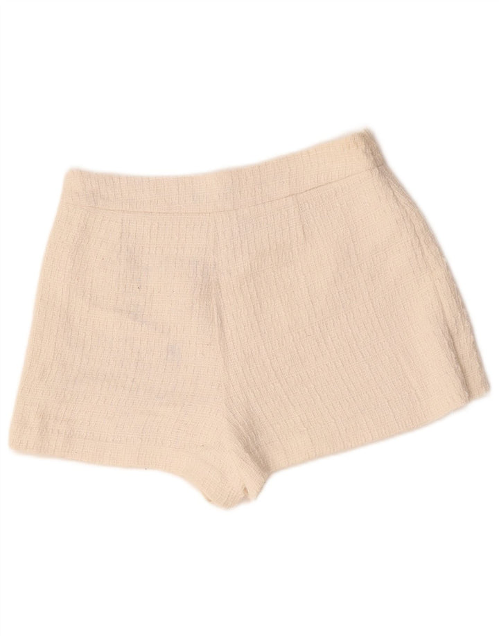 Zara Γυναικείο Σορτς Casual Medium W28 Λευκό