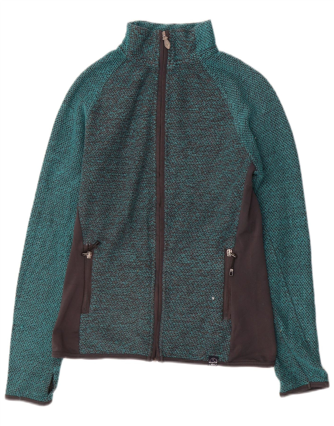 Γυναικεία αθλητική φόρμα Weird Fish Top Jacket UK 10 Small Blue Colourblock