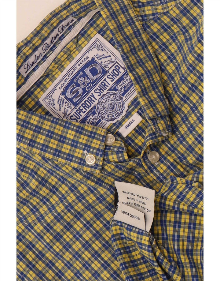 Ανδρικό πουκάμισο Superdry Small Blue Check Cotton