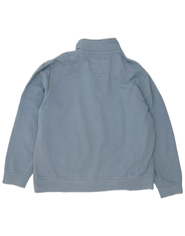 Ανδρικό φούτερ με φερμουάρ Crew Clothing Jumper 2XL Μπλε βαμβακερό