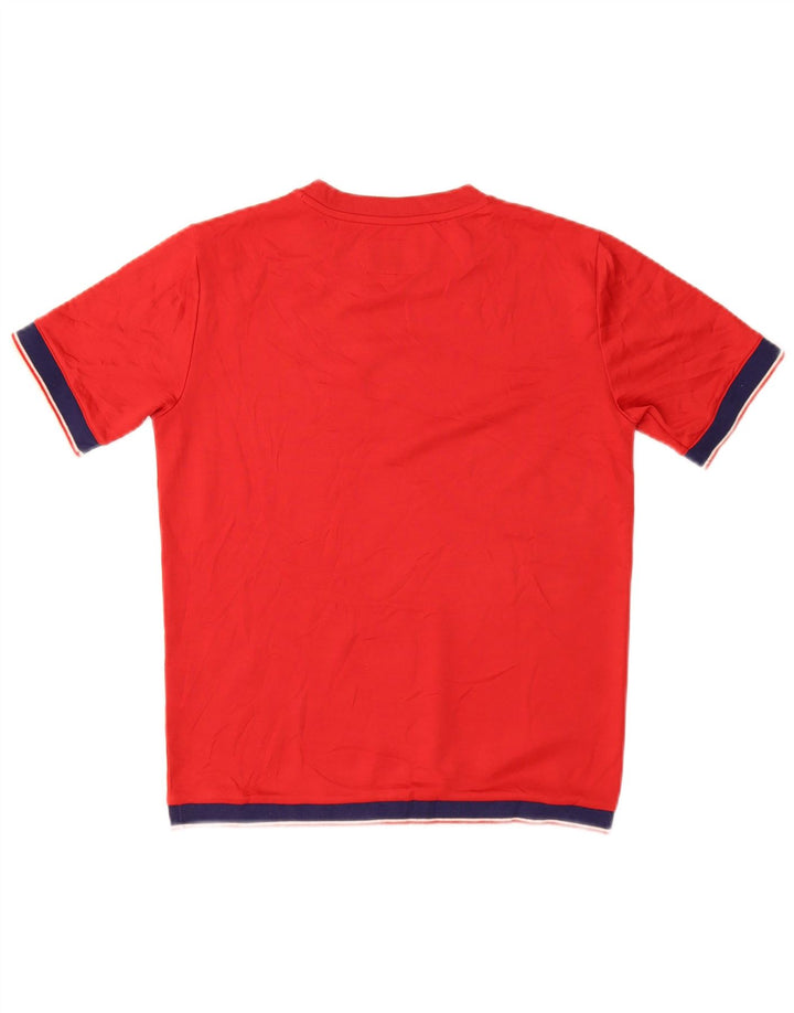 Γυναικείο T-Shirt PENN-RICH Top UK 10 Small Red Polyester