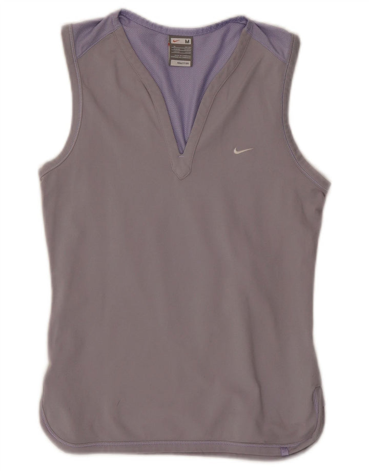 Nike γυναικείο γιλέκο τοπ UK 10/12 Medium Purple Nylon