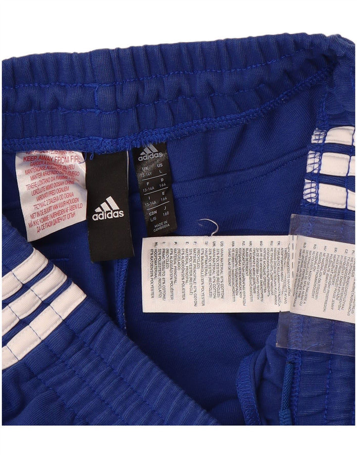 ADIDAS για αγόρια αθλητικά παντελόνια Joggers 13-14 ετών μπλε βαμβακερό