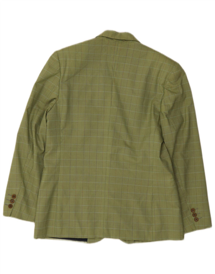 Norton & Wilson Γυναικείο Μπουφάν Blazer με 2 Κουμπιά IT 46 Large Green Check