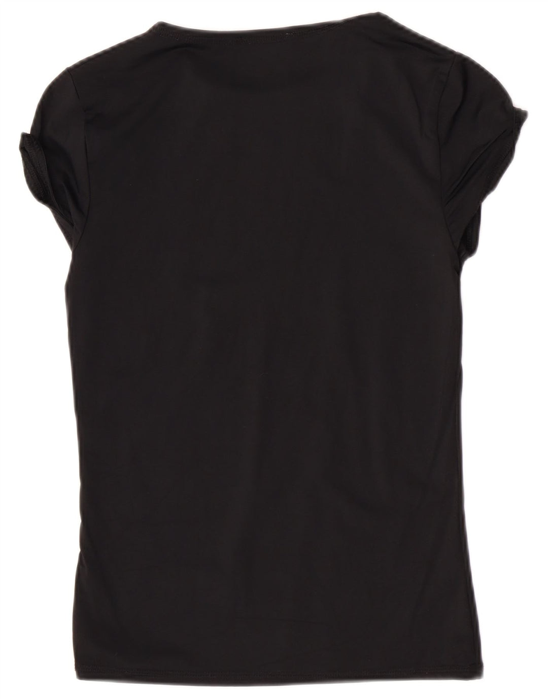 Zara Γυναικείο T-Shirt Top UK 12 Medium Black