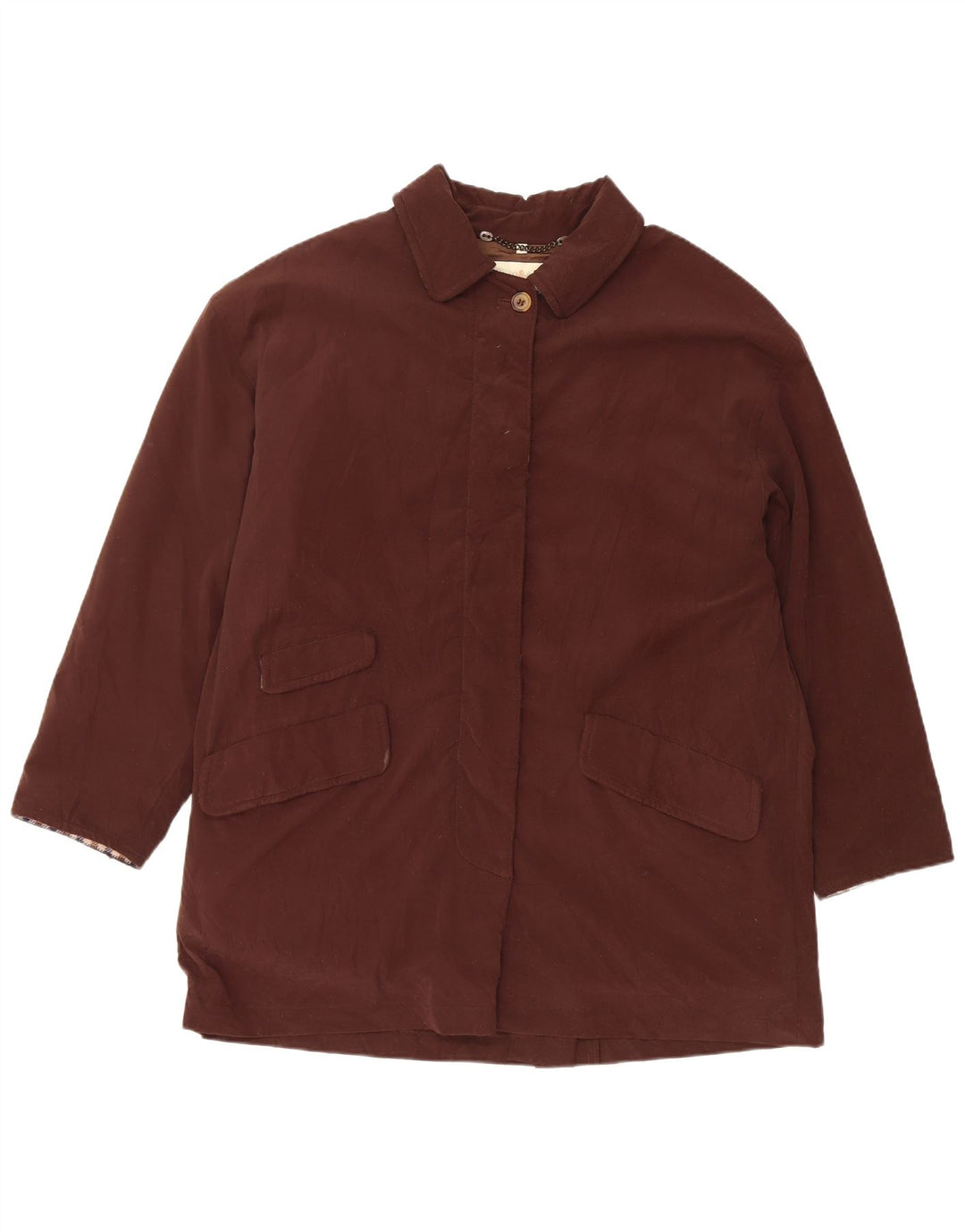 Aquascutum Γυναικείο πανωφόρι Gore-Tex Oversized UK 14 Μεσαίο καφέ πολυεστέρας