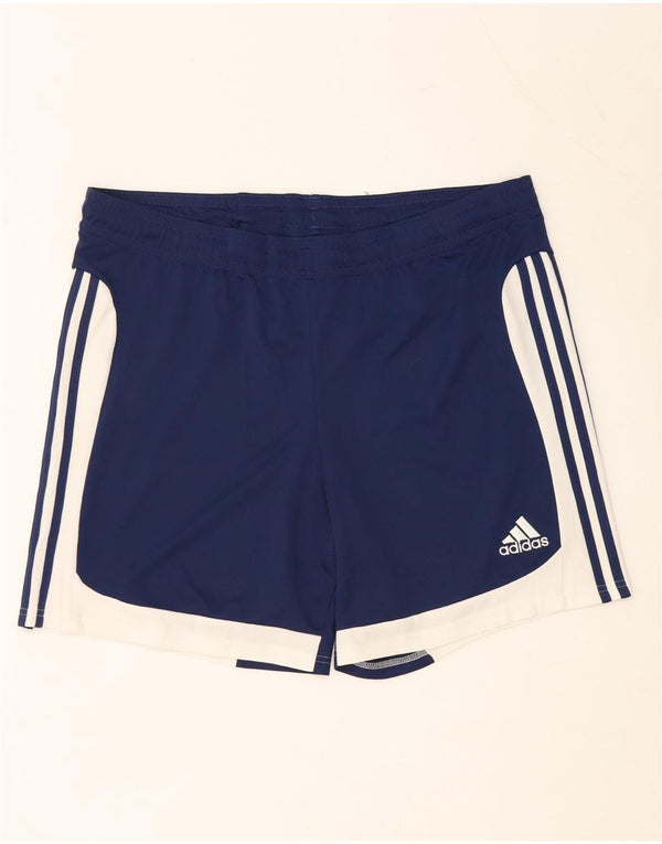 ADIDAS Mens Clima 365 Sport Shorts Large  Navy Blue Colourblock Polyester