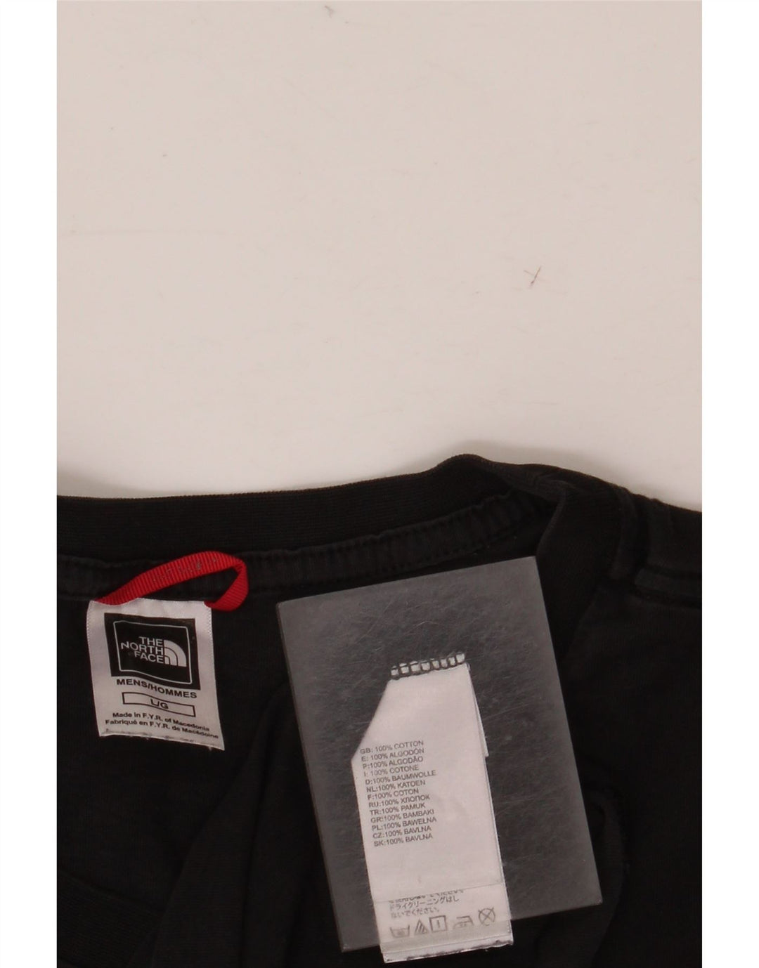 THE NORTH FACE Ανδρικό γραφικό T-Shirt Top μεγάλο μαύρο βαμβακερό