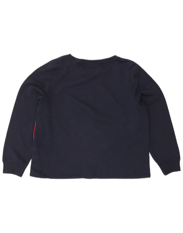Γυναικεία φούτερ Tommy Hilfiger Jumper UK 18 XL Navy Blue Colourblock