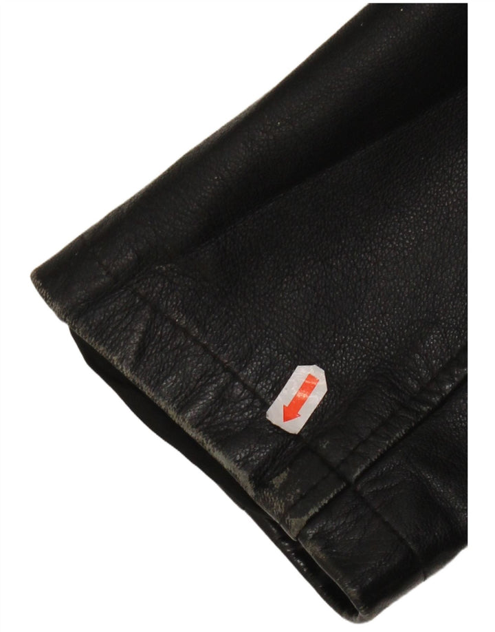 Vintage Ανδρικό Δερμάτινο Μπουφάν IT 50 XL Μαύρο Δερμάτινο