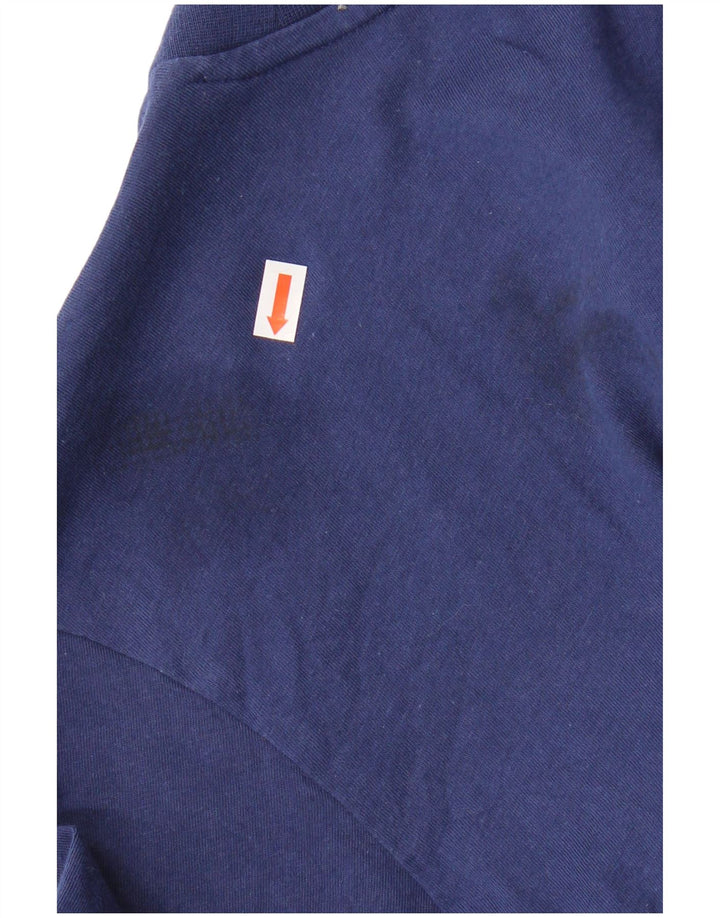 Ανδρικό T-Shirt ADIDAS Τοπ μεσαίο μπλε ναυτικό βαμβακερό