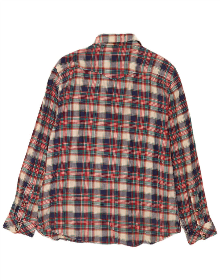 Ανδρικό πουκάμισο Lee Flannel Μεγάλο πολύχρωμο βαμβακερό καρό
