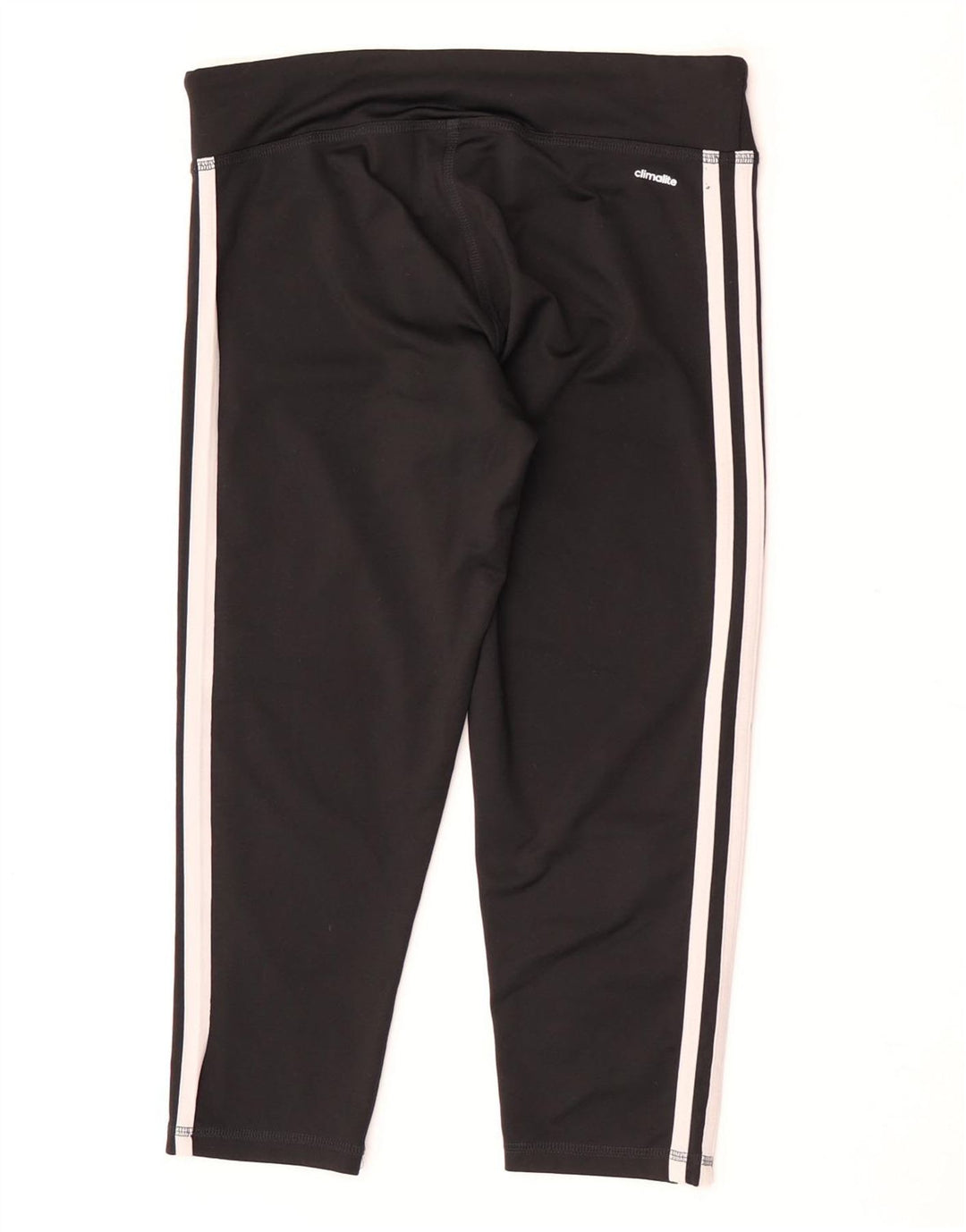Adidas Γυναικεία κολάν Capri Climalite UK 12/14 Μεσαίο μαύρο πολυεστέρα