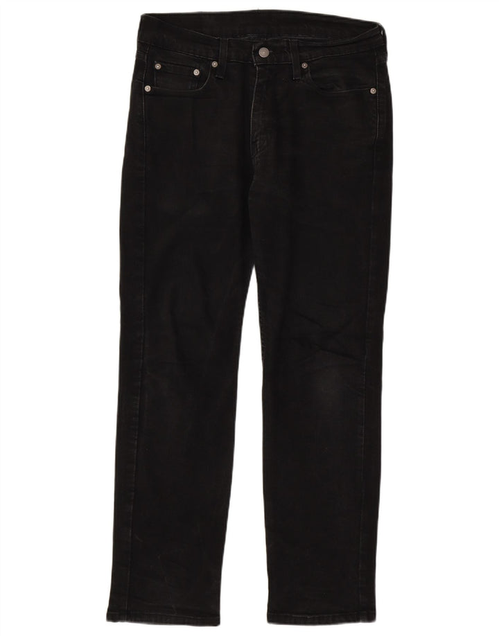 Levi's Mens 514 Straight Jeans W30 L30 Μαύρο Βαμβακερό