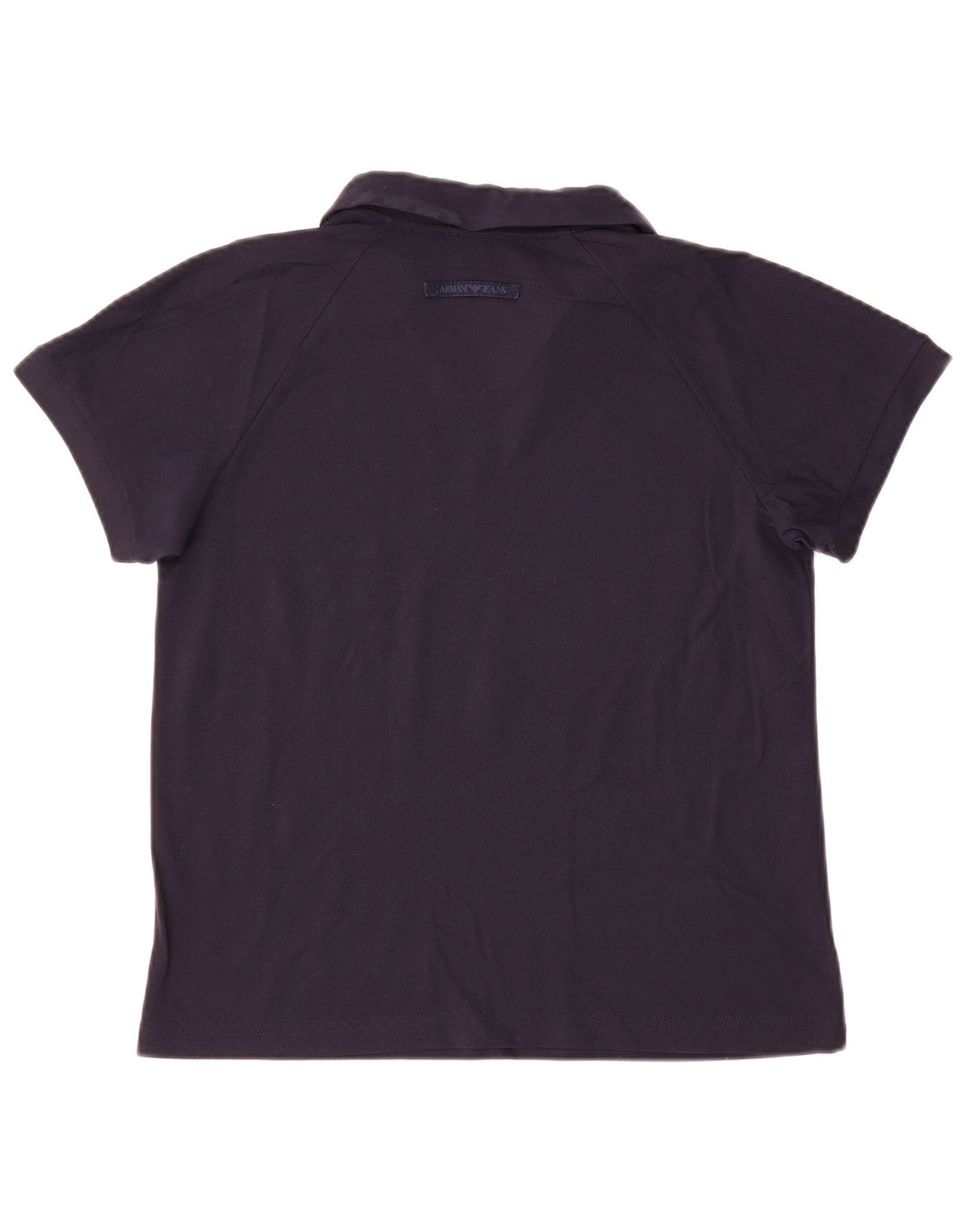 Armani Jeans γυναικείο μπλουζάκι πόλο UK 14 Medium Navy Blue