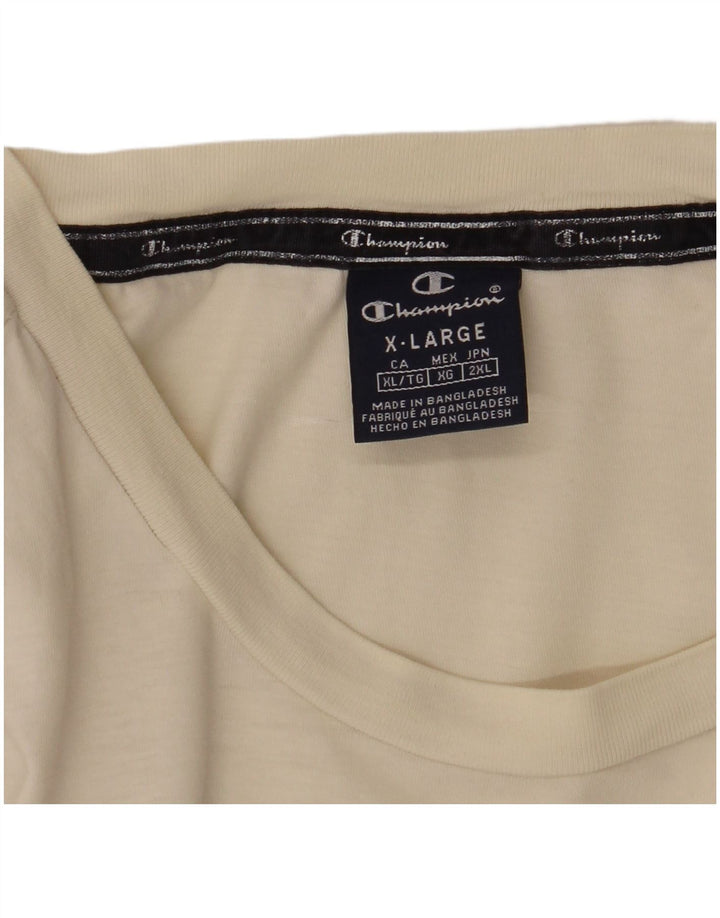 Ανδρικό γραφικό T-Shirt Champion Top XL Λευκό