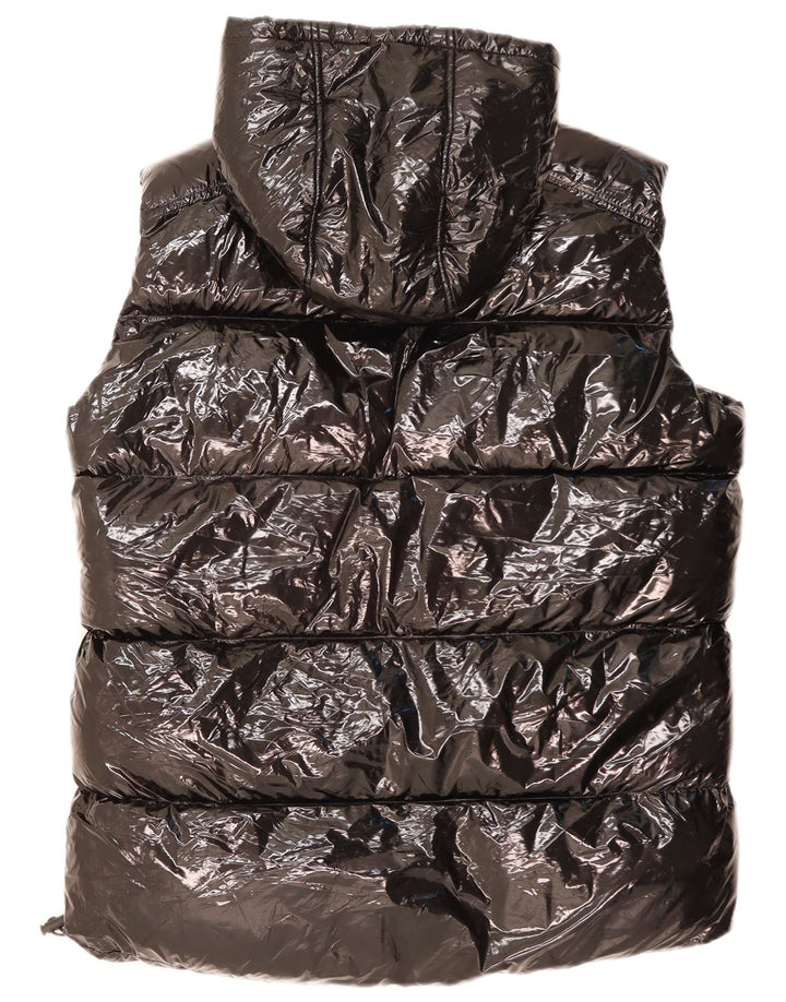 ZARA Ανδρική κουκούλα με επένδυση Gilet UK 38 Μεσαίου Μαύρου Πολυεστέρα