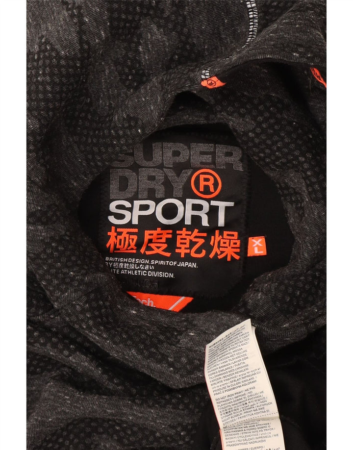 Γυναικεία φόρμα Superdry Graphic UK 18 XL Grey Camouflage Polyester